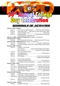 schedule